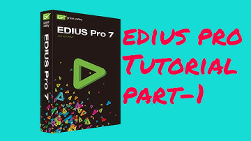 edius pro 7.5 Tutorial part1 startup screen and presets