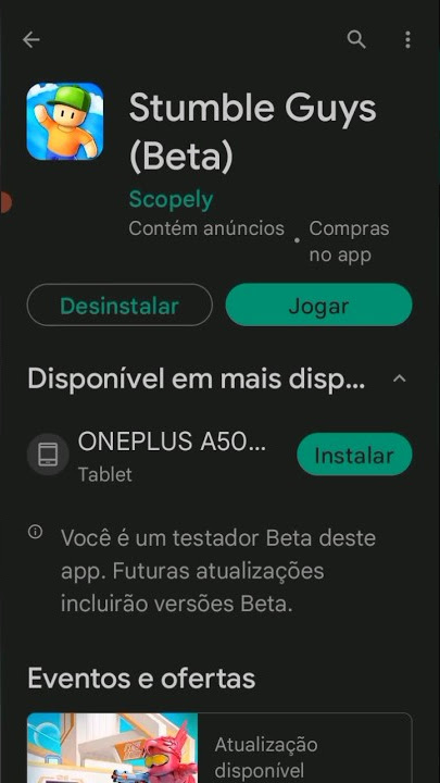 COMO BAIXAR E JOGAR A ATUALIZAÇÃO VERSÃO BETA 0.53 DO STUMBLE GUYS