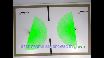 Virtual Laser - Virtual Sensors for small robots - Video 1