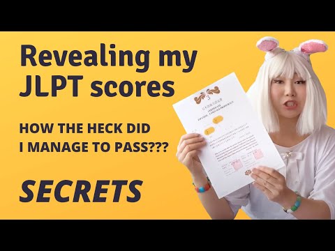 Revealing my JLPT Scores... from someone who hates studying