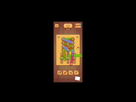 Wood Nuts and Bolts Puzzle LEVEL 65