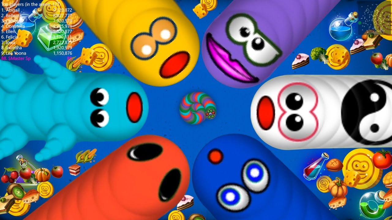 WormsZone.io mejor juego de serpiente deslizante #161
