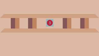 Block Timer 5 seconds count Intro Video in PowerPoint - rectangle shaped objects animation