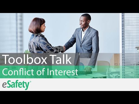2 Minute Toolbox Talk: Ethics in the Workplace - Conflict of Interest