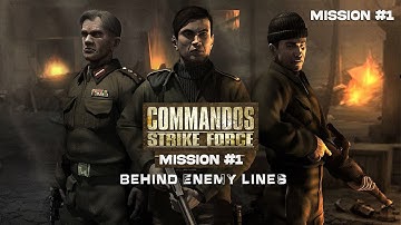 Commandos Strike Force Gameplay - Mission 1 - Behind Enemy Lines