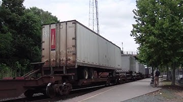 NS 211 with UP Power in Hi Def at Charlottesville,VA on 7/13/10