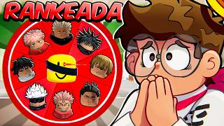A ROLETA DECIDE OS MEUS PERSONAGENS NA RANKEADA Do Jujuts...