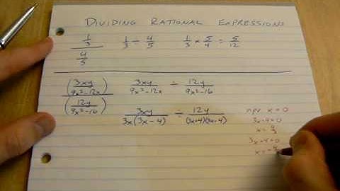 7.3 Dividing Rational Expressions (part 2)