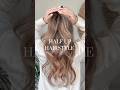 Half up hairstyle you must try ✨🎀🤍