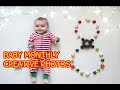 Baby Monthly Photos at home new  creative ideas  детские месячные фото дома