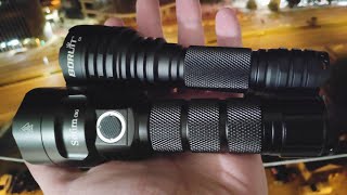 Sofirn C8G XHP35-HI Vs BORUIT C8 Osram NM1 Flashlight - Outdoor Test