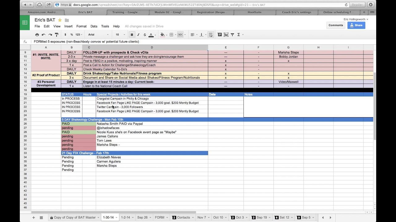 Business Activity Tracker - YouTube
