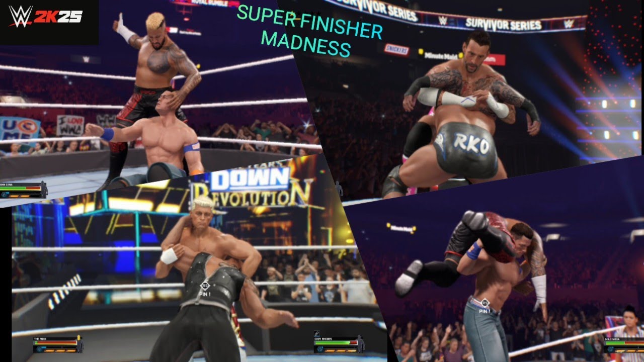Top 25 Super Finishers 🔥 WWE 2K25 Best Finisher Compilation