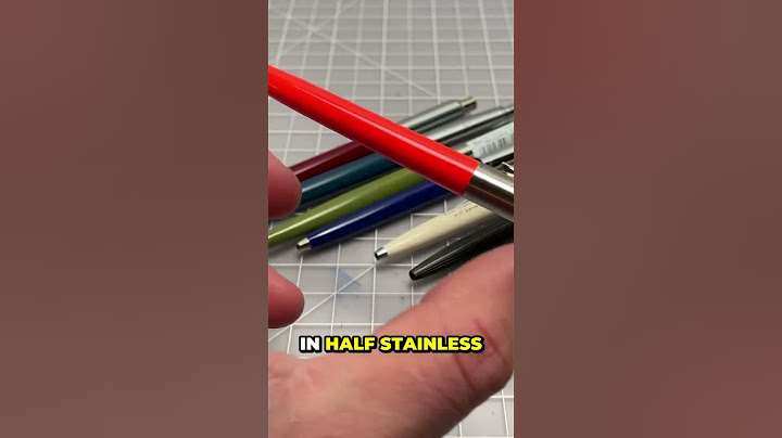 History Of The Plastic Jotter Pen