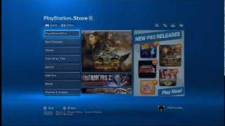 Playstation Store is LIVE! 6-2-11