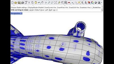 RhinoResurf: Convert the complex mesh model into a NURBS surface model and perform global editing