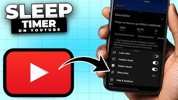 How To Set a SLEEP TIMER On YouTube