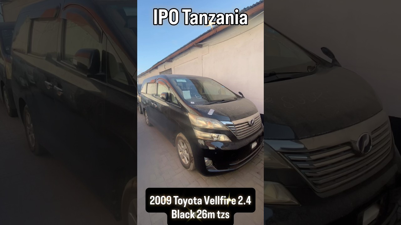 Toyota Vellfire 2009 Black