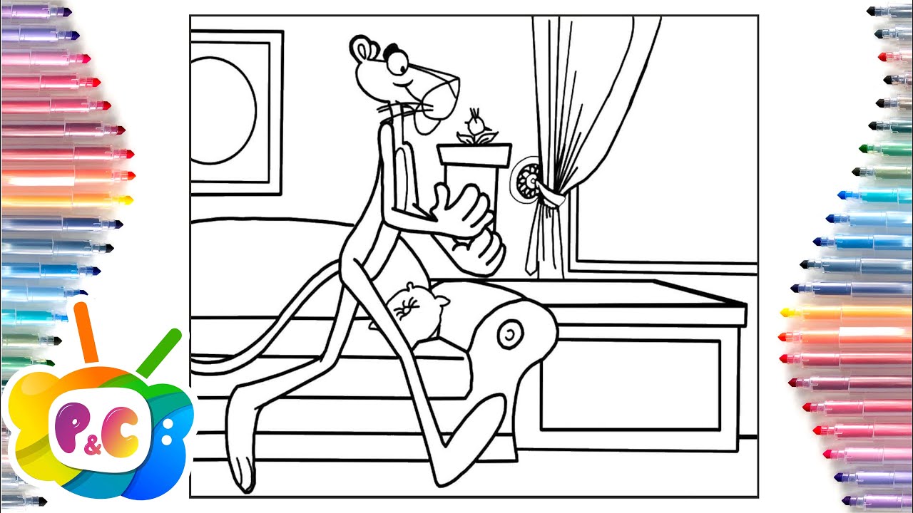 Pink Panther Coloring Pages