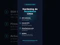 Hardening de servidores Linux: guía práctica de seguridad