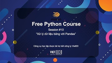 [Free Python Course] - S10 - Xử lý dữ liệu bảng với Pandas - Mì AI