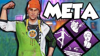 DESTROYING KILLERS WITH THE META SURVIVOR BUILD - Dead by Daylight