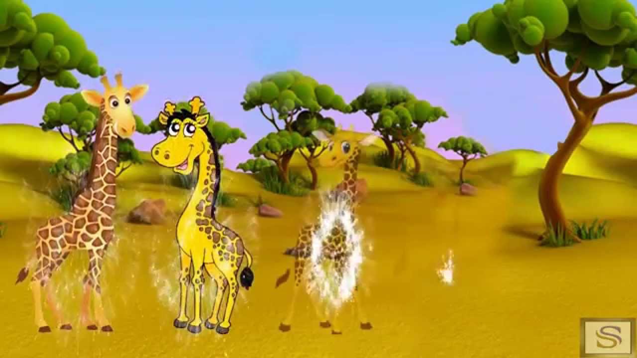 Giraffe Finger Family Songs & Nursery Rhymes For Children - YouTube