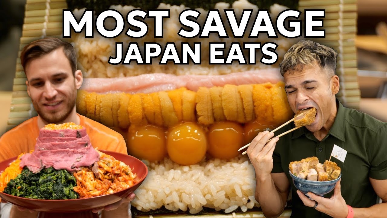 Most Savage Japan Eats | Ultimate Japan Bucket List 4K