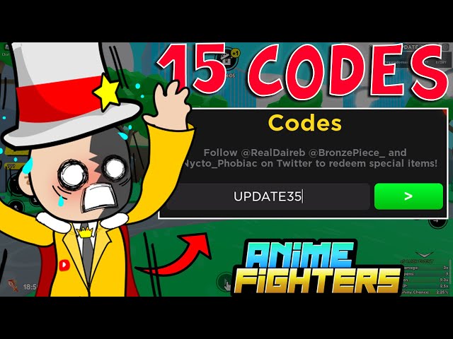 ⚠️UPDATE ANIME FIGHTERS CODES ROBLOX *2 codigos* 