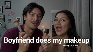 my boyfriend does my makeup ♡ | throwback edition