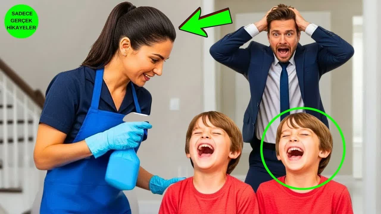 MİLYONERİN İKİZLERİ kördü, ta ki yeni TEMİZLİKÇİ öyle bir şey yaptı ki her şey DEĞİŞTİ.