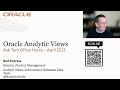 An introduction to Analytic Views