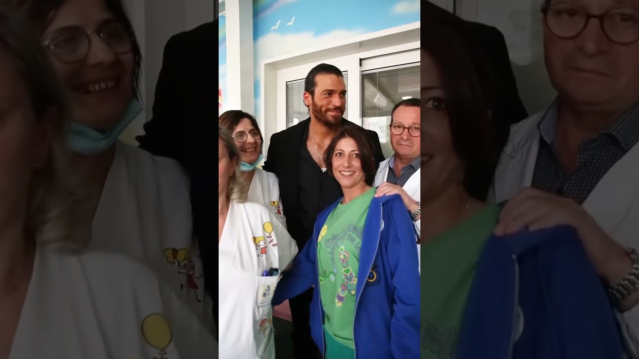 Can Yaman break the wall tour - Can Yaman for children