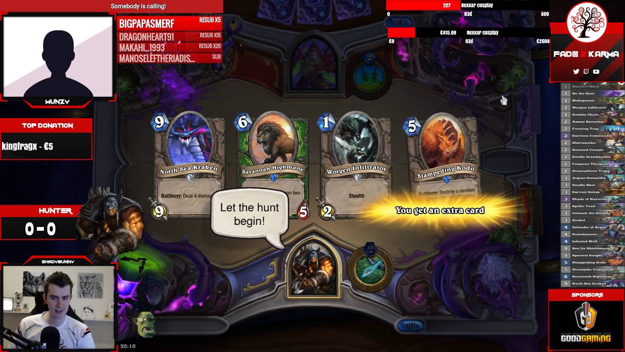 12 win Hunter with Munzy