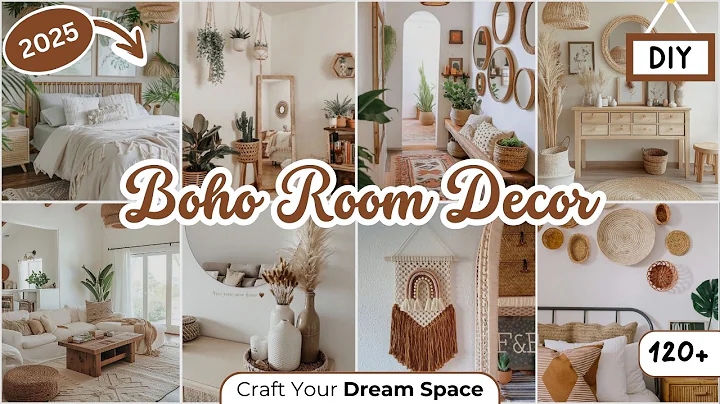 Modern Boho Room Decor Ideas 2025 | Chic & Affordable Boho Bedroom & Living Room Inspiration! thumbnail