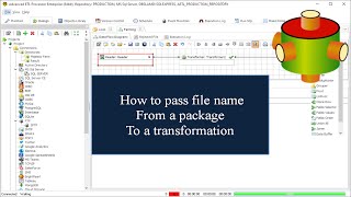 How to pass filename from Package to Transformer | Advanced ETL Processor Tutorial 🎥