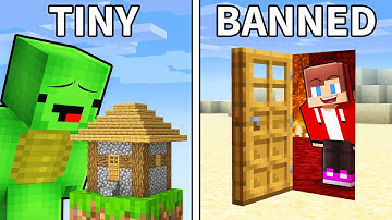 JJ and Mikey Made 199 Secret Bases in Minecraft (Maizen)