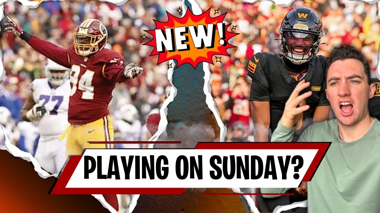 Commanders SIGN EDGE RUSHER! Jayden Daniels INJURY OVERBLOWN + Croskey-Merritt New RB1!