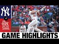 Yankees vs Cardinals Game Highlights (8/6/22) | MLB Highlights