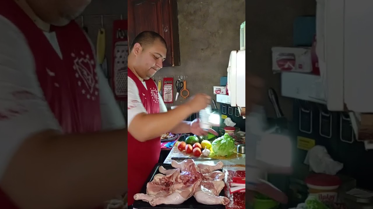 Cocinando unas pata muslo a la parrilla ❤️#viral #messi #comida #asados 