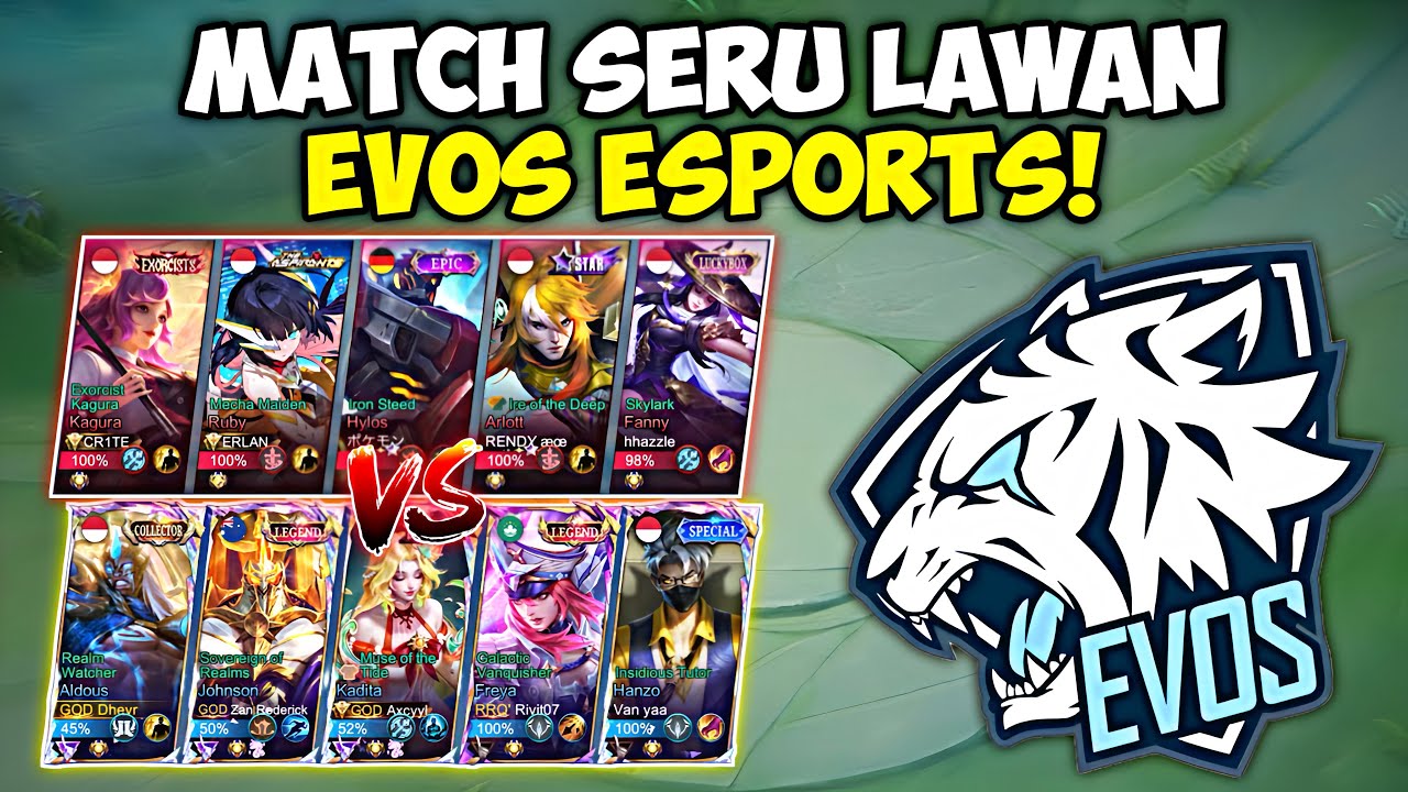 Match Seru Lawan Pro Player Evos!! 1 Lane Lawan Rendy Cuy!
