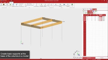Part 2  STAAD Pro CONNECT Edition   Structure Modeling   Supports and Loading