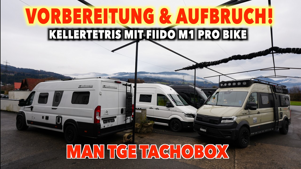 #1352 DIE VORBEREITUNGEN LAUFEN | Zottl Pflege & Tachobox | Kellertetris FIIDO M1 PRO eBike