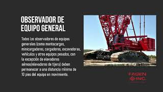Fagen, Inc. Safety Orientation Module 7 Spanish