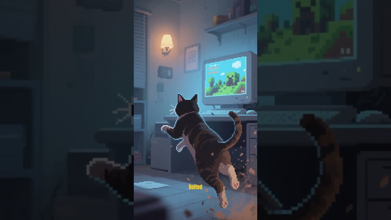 Cat detective sniffs out hidden Minecraft chest