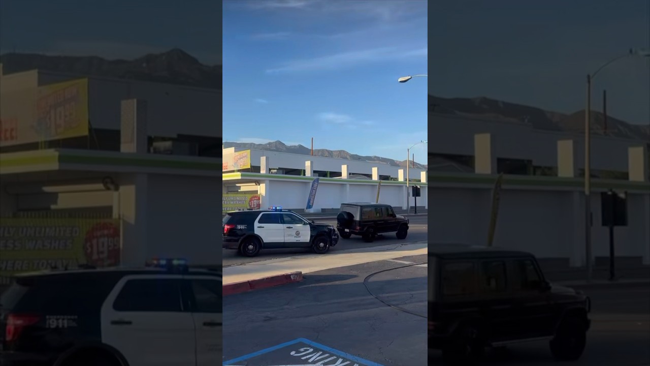 Unstoppable G Wagon Pit Maneuver Fail (Pasadena Police) 