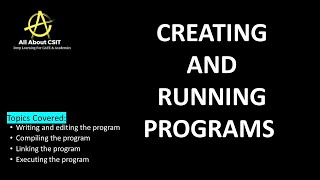 Creating and Running Program| Lec 4 | C Programming Language| BhanuPriya