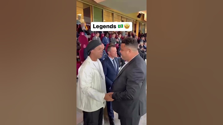 🇧🇷🐐 Ronaldinho and Ronaldo together at the World Cup #brazil #football #worldcup