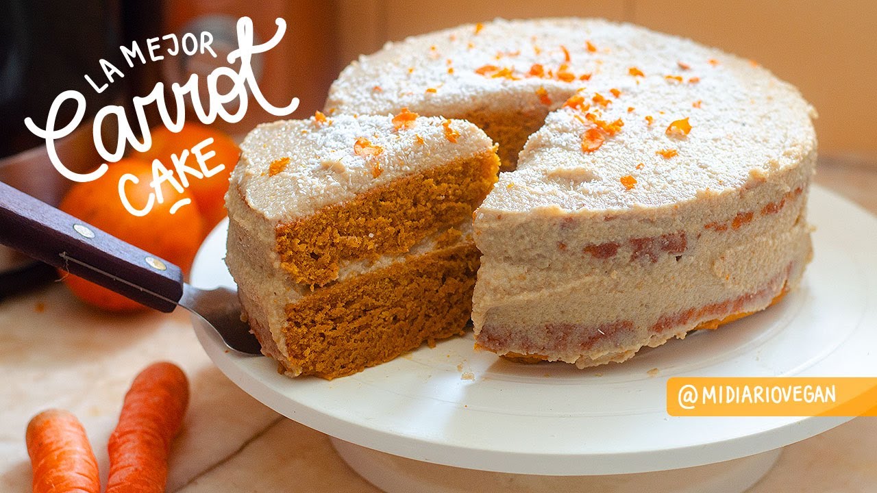 LA MEJOR CARROT CAKE VEGANA / Midiariovegan