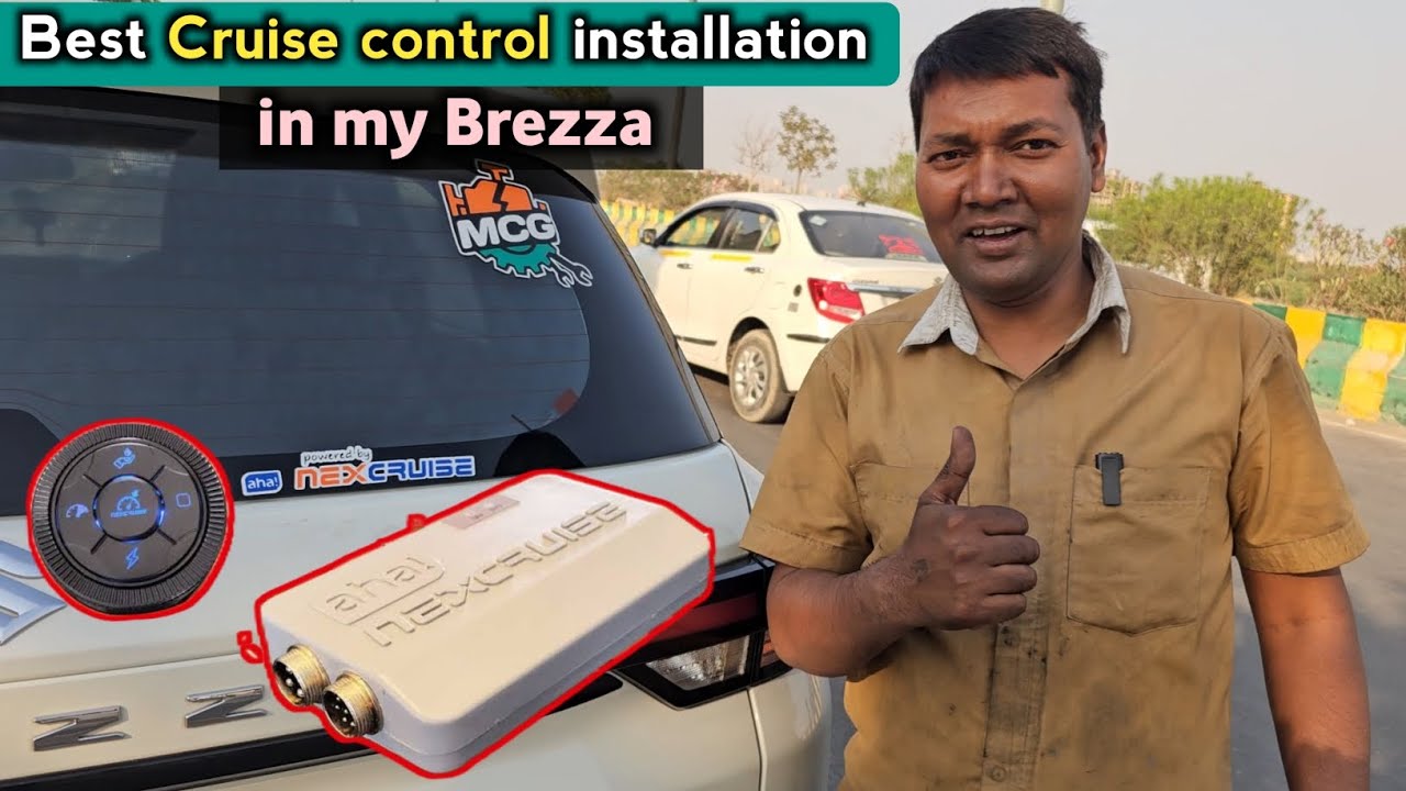 Best cruise control Aha Nexcruise installation in my car Brezza